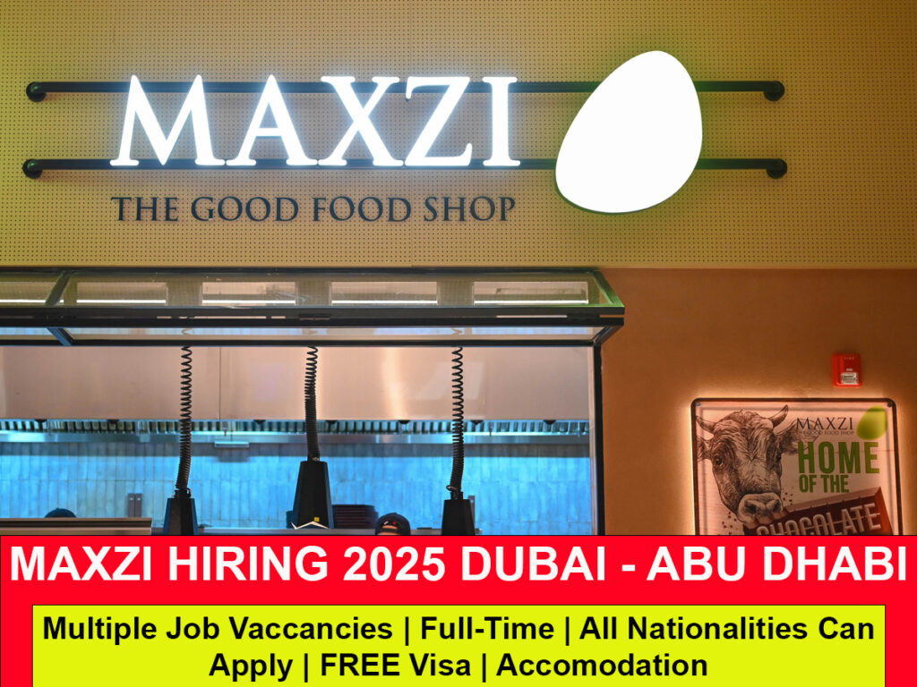 Career Opportunities at Maxzi Dubai 2025