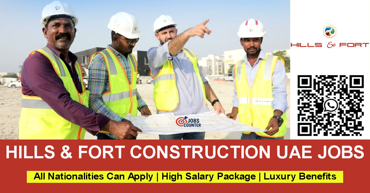 Searching for construction jobs in UAE, civil engineering jobs in Dubai, planning engineer vacancies, site engineer roles, QAQC engineer jobs, HSE engineer jobs, foreman and supervisor jobs, or infrastructure project careers in UAE? Hills & Fort Construction LLC is currently hiring experienced professionals for multiple roles in Dubai.