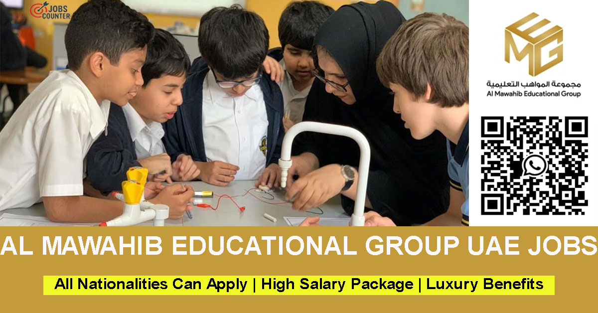 Searching for teaching jobs in UAE, Arabic and Islamic studies teacher vacancies, British curriculum school jobs, science and math teacher roles, computer science and business studies teaching jobs, or special education careers in UAE? Join Al Mawahib Educational Group today!
