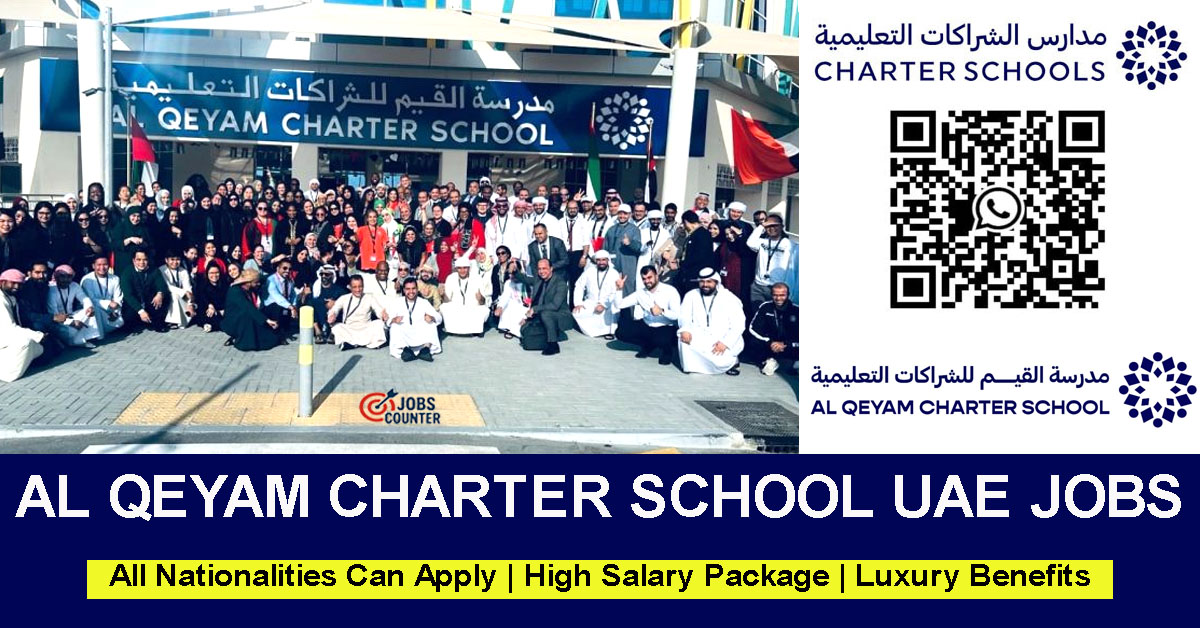 Searching for teaching jobs in Abu Dhabi, charter school vacancies UAE, English teacher jobs, math and ICT teaching roles, non teaching jobs in UAE, school admin & HR jobs, social worker vacancies? Al Qeyam Charter School is currently hiring passionate and qualified individuals to join its academic team.