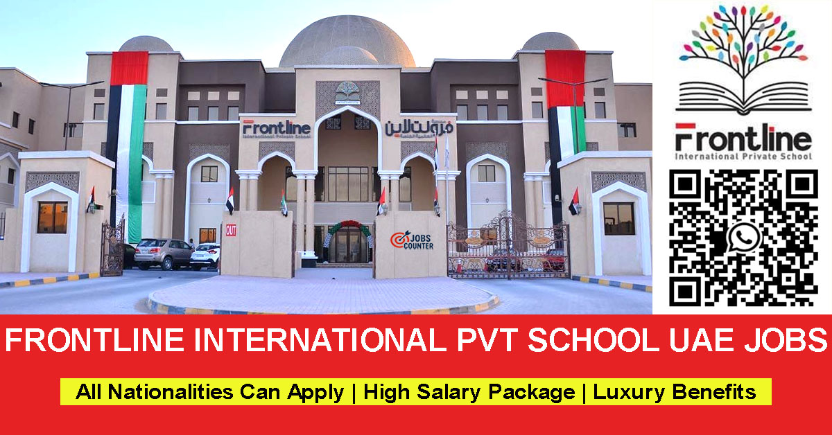 Searching for teaching jobs in Ajman, British school vacancies UAE, PE teacher jobs, English, science teacher careers, computer, math, Arabic teacher jobs in UAE schools, or non teaching jobs in Ajman? Frontline International Private School Ajman is currently hiring qualified individuals for primary and secondary school positions.