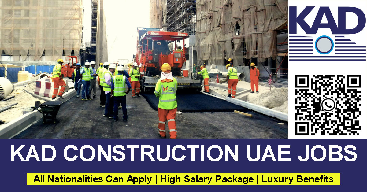 Searching for construction jobs in Dubai, infrastructure project vacancies UAE, civil engineering careers, site engineer jobs, quantity surveyor roles, or HSE officer jobs in road construction projects? KAD Construction is currently hiring experienced professionals for major infrastructure and construction projects across Dubai.