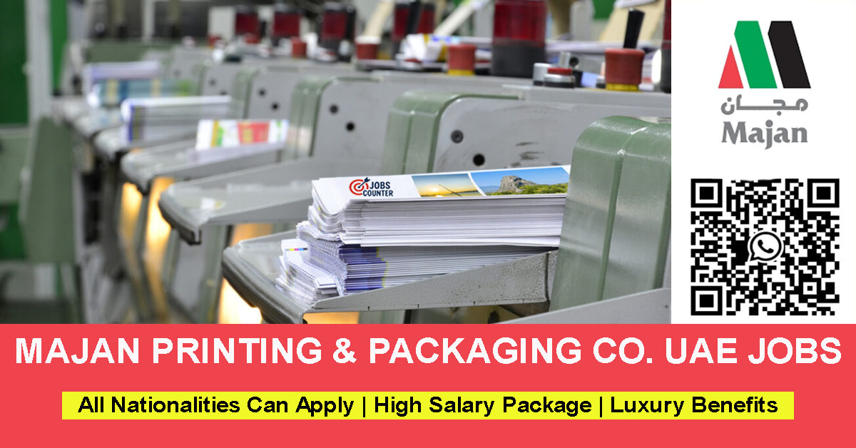 Looking for jobs in Ras Al Khaimah, job vacancies for females in UAE, sales jobs, customer service and logistics vacancies, or purchase coordinator jobs in UAE manufacturing sector? Majan Printing & Packaging Co is currently hiring skilled professionals to join its expanding operations.