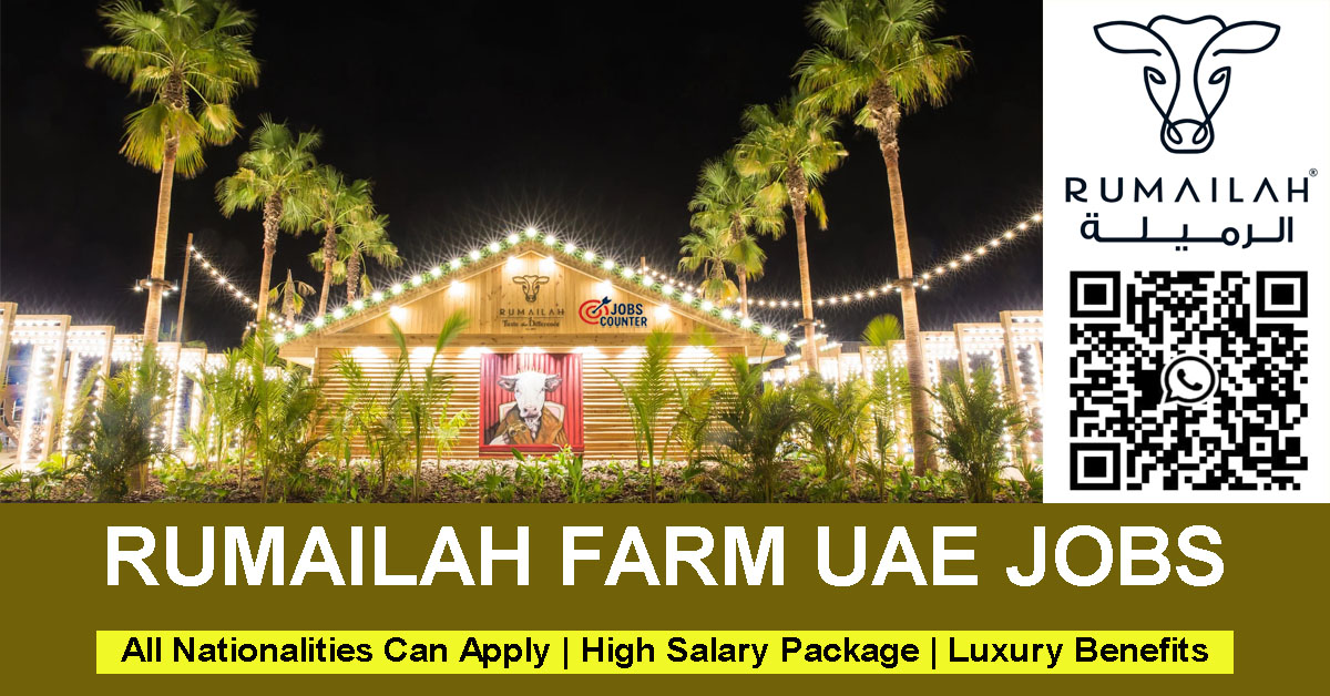Searching for restaurant jobs in UAE, barista jobs, cashier vacancies, procurement jobs, F&B careers in Abu Dhabi, Ras Al Khaimah, Dubai or hospitality jobs in UAE? Rumailah Farm is currently hiring experienced professionals for multiple food and beverage operations roles across the UAE.