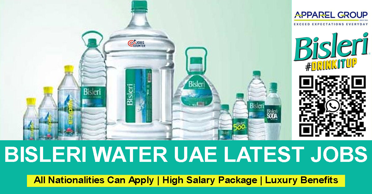 Searching for walk-in interview jobs in Dubai, Bisleri UAE careers, factory worker jobs UAE, warehouse jobs Dubai, forklift, machine operator jobs, driver vacancies, sales representative careers, FMCG jobs UAE, accountant & finance jobs in Dubai, cashier jobs UAE, IT executive vacancies, production jobs in Dubai, or warehouse helper jobs hiring? Join Bisleri Water with Apparel Group partnership.