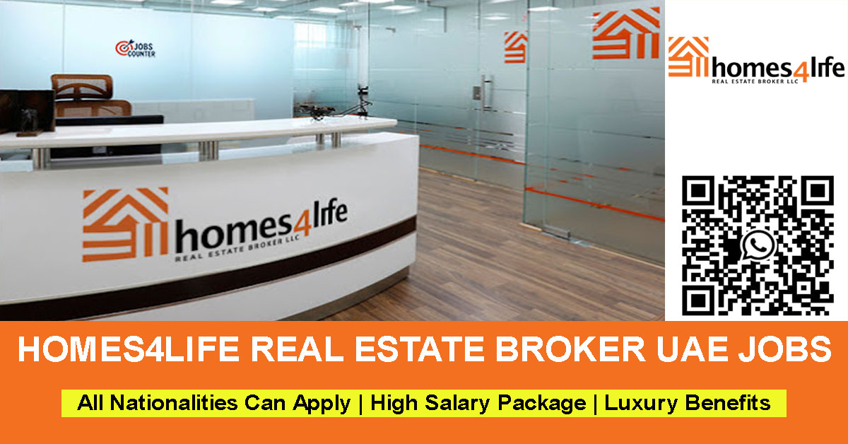 Looking for HR jobs in Dubai, office assistant vacancies UAE, real estate HR careers, talent acquisition jobs, property consultant jobs, real estate agent vacancies or Dubai real estate company jobs? Homes4Life Real Estate LLC is currently hiring professional individuals to join its expanding team in Dubai.