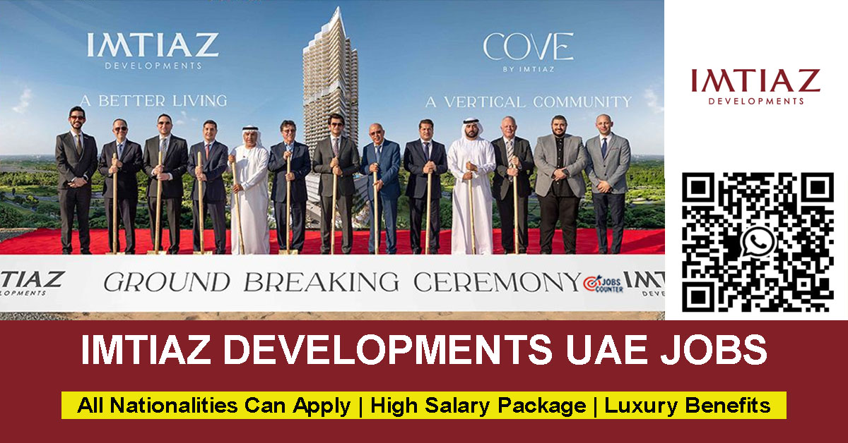 Searching for jobs in Dubai, Imtiaz Developments jobs, office worker vacancies, housekeeping jobs Dubai, interior designer jobs UAE, real estate jobs in dubai, luxury hotels jobs UAE, or property consultant jobs in Dubai? Apply now for Imtiaz Developments Dubai Careers.