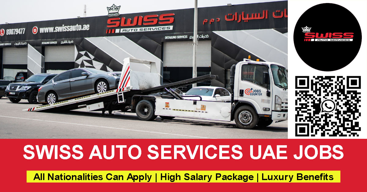 Searching for automobile jobs in Dubai, automotive technician jobs UAE, car technician vacancies, mechanic jobs in Abu Dhabi, Dubai, Al Ain, car workshop careers UAE, luxury car workshop jobs in Ras Al Khaimah, Sharjah, Dubai, vehicle technician jobs Dubai, automotive repair jobs UAE, or automotive service center careers? Apply for Royal Swiss Auto Services LLC Careers.