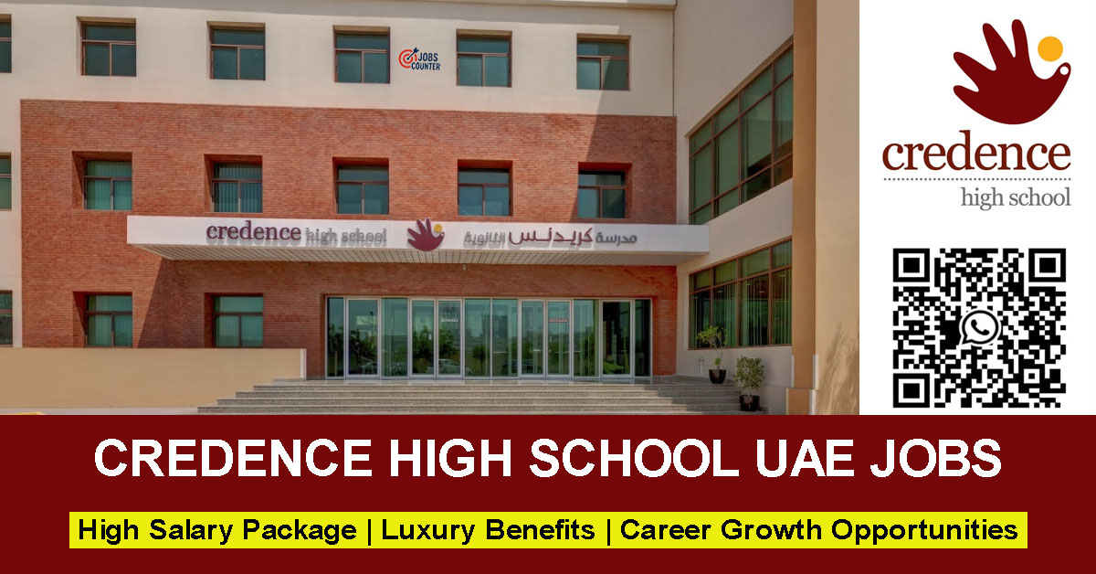 Searching for Credence High School careers UAE, early years teacher jobs in Dubai, Pre-KG teacher vacancies, kindergarten teacher jobs, assistant teacher jobs, music teacher careers, CBSE school jobs in Dubai, or nursery and kindergarten teaching vacancies in UAE? Apply now for Credence High School Dubai Careers 2026.