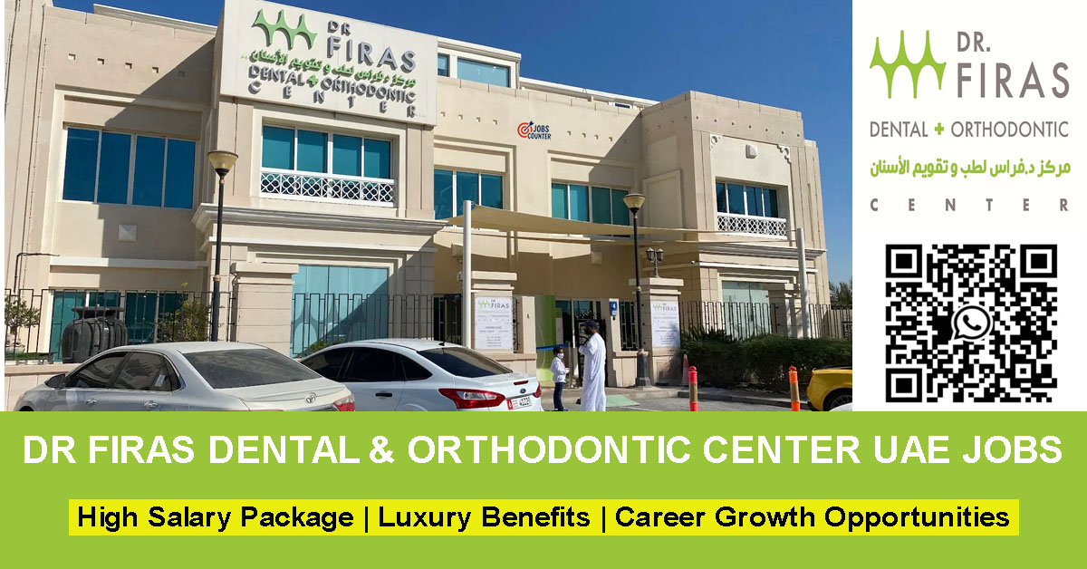 Searching for Dr Firas Dental & Orthodontic Center careers UAE, dental jobs in Abu Dhabi, Dental Assistant jobs Abu Dhabi, receptionist jobs UAE, call center jobs Abu Dhabi, dental clinic jobs UAE, or healthcare vacancies in Abu Dhabi? Apply now for Dr Firas Dental & Orthodontic Center Careers.