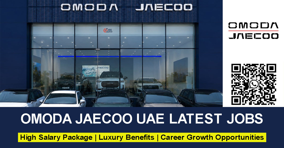 Searching for OMODA JAECOO UAE careers, OMODA JAECOO jobs Dubai, automotive jobs in Dubai, car sales jobs UAE, automotive marketing jobs, F&I coordinator jobs, automotive operations jobs, sales supervisor vacancies, or automotive careers in the UAE? Apply now for OMODA JAECOO UAE Careers 2026.