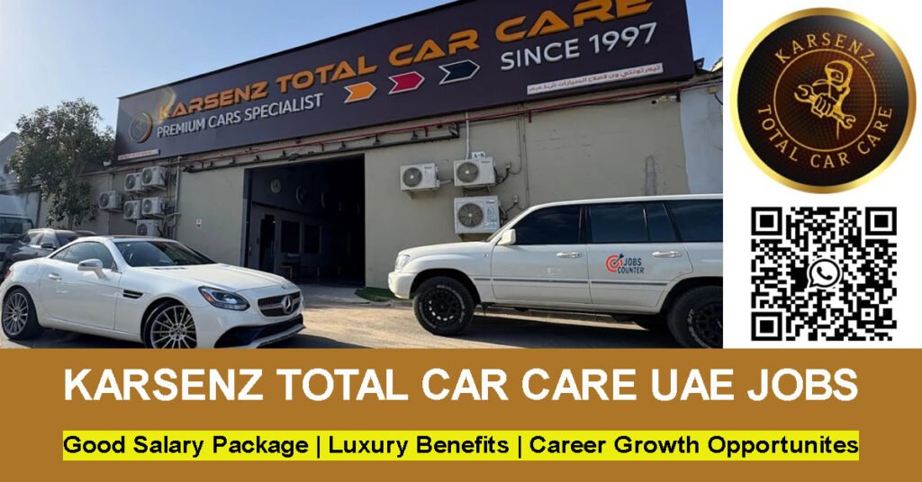 Searching for Karsenz Total Car Care careers UAE, HR officer & assistant jobs Dubai, front office jobs in Dubai, jobs for females in UAE, customer service jobs in Dubai, sales & marketing jobs, automotive jobs UAE, or car service centre jobs in Dubai? Apply for Karsenz Total Car Care Careers.