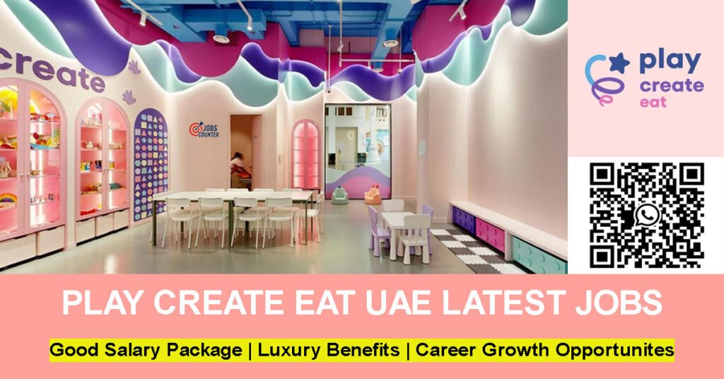 Searching for Play Create Eat careers UAE, restaurant jobs in Dubai, Store jobs UAE, Family Entertainment Center jobs, Arts & Craft jobs Dubai, Party Host jobs, kids entertainment jobs, birthday party organizer vacancies Dubai, or customer service careers in Dubai? Apply for Play Create Eat Restaurant Cityland Mall Dubai Careers.