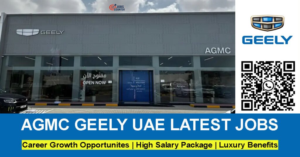 Searching for AGMC GEELY careers, automotive jobs in Dubai, car sales executive jobs in UAE, automotive technician vacancies, luxury car service jobs, car washer vacancies, workshop jobs in Dubai, after sales executive jobs, danter painter jobs or car showroom vacancies UAE? Apply now for AGMC GEELY UAE careers.