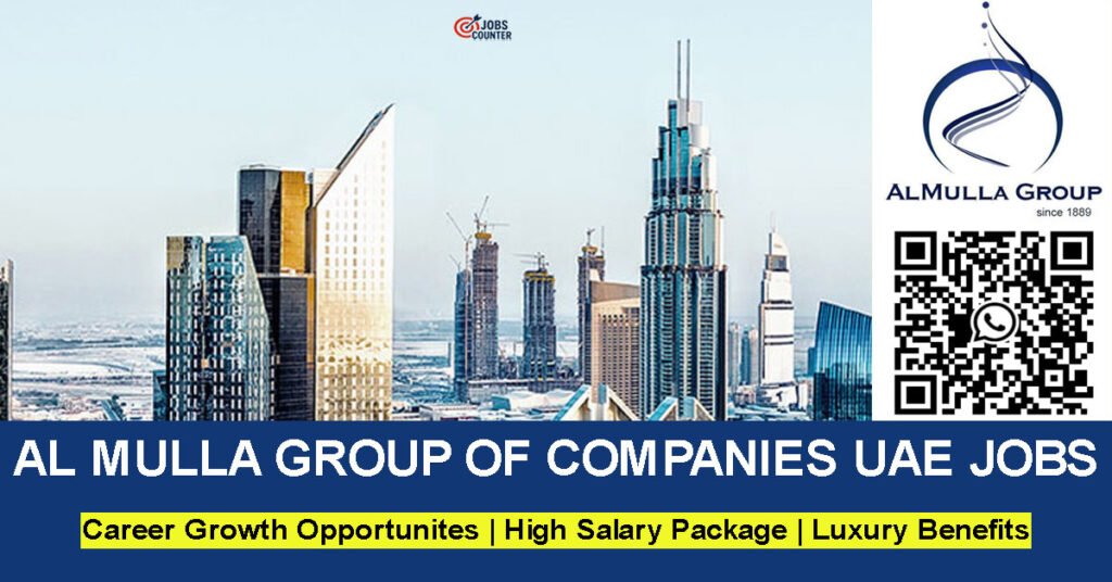 Looking for Al Mulla Group careers, receptionist jobs in Dubai, front desk vacancies in the UAE, administrative roles, real estate admin jobs, accountant vacancies, HR jobs, property consultant roles, or sales & marketing vacancies in Dubai? Apply now for Al Mulla Group of Companies Careers.