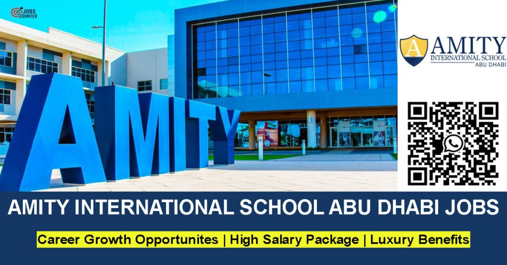 Searching for Amity School jobs, teaching jobs in Abu Dhabi, Arabic Teacher jobs, Secondary Teacher vacancies, School Nurse jobs, non-teaching jobs in school, Parent Relations Executive job, school receptionist job, school HR jobs? Apply now for Amity International School Abu Dhabi careers.