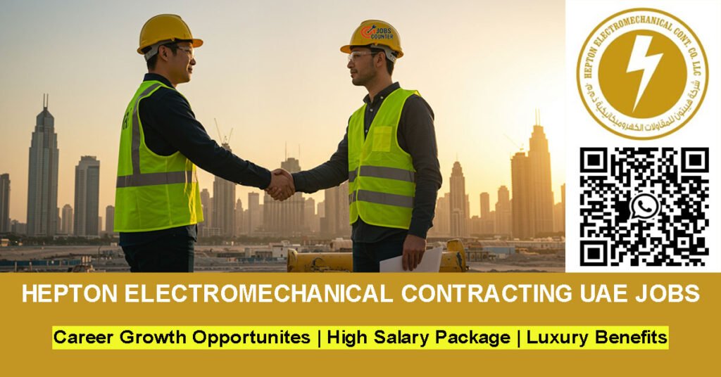 Searching for Hepton Electromechanical careers, electrical engineering jobs in Abu Dhabi, MEP jobs in UAE, Electrical Testing Engineer vacancies, QA/QC Engineer jobs, Safety Engineer jobs, or Mechanical Engineer jobs? Apply now for Hepton Electromechanical Contracting LLC Abu Dhabi careers.